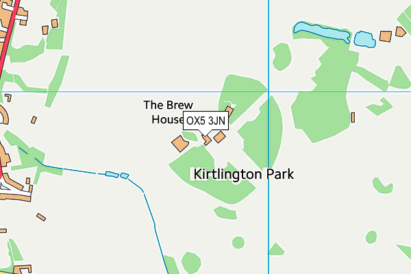 OX5 3JN map - OS VectorMap District (Ordnance Survey) OX5 3JN map - OS VectorMap District (Ordnance Survey)