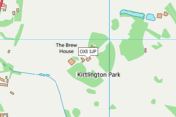 OX5 3JP map - OS VectorMap District (Ordnance Survey) OX5 3JP map - OS VectorMap District (Ordnance Survey)