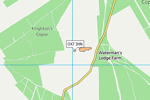 OX7 3HN map - OS VectorMap District (Ordnance Survey) OX7 3HN map - OS VectorMap District (Ordnance Survey)