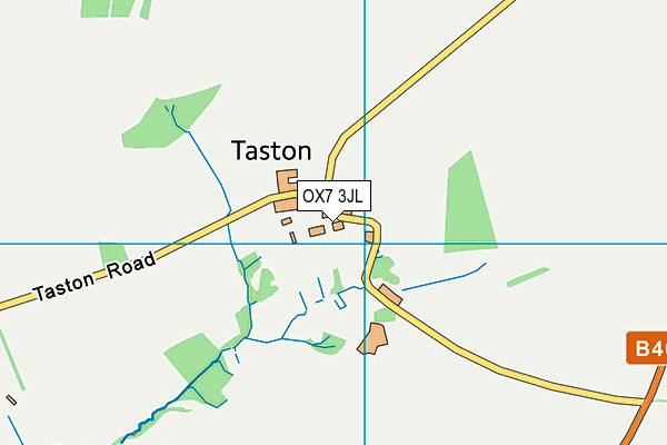 OX7 3JL map - OS VectorMap District (Ordnance Survey) OX7 3JL map - OS VectorMap District (Ordnance Survey)