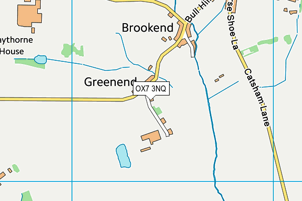 OX7 3NQ map - OS VectorMap District (Ordnance Survey) OX7 3NQ map - OS VectorMap District (Ordnance Survey)