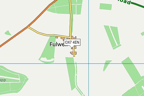 OX7 4EN map - OS VectorMap District (Ordnance Survey) OX7 4EN map - OS VectorMap District (Ordnance Survey)