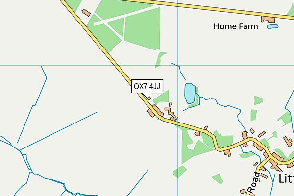 OX7 4JJ map - OS VectorMap District (Ordnance Survey) OX7 4JJ map - OS VectorMap District (Ordnance Survey)
