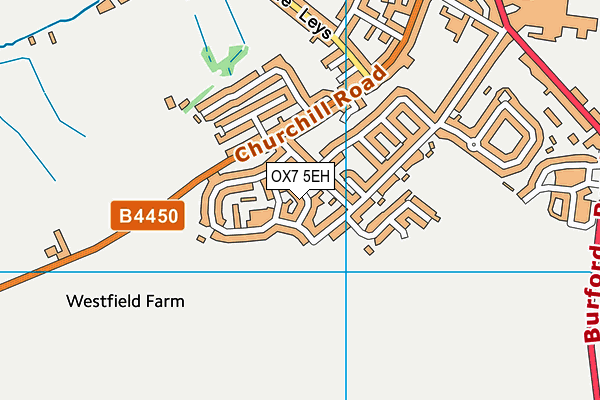 OX7 5EH map - OS VectorMap District (Ordnance Survey) OX7 5EH map - OS VectorMap District (Ordnance Survey)