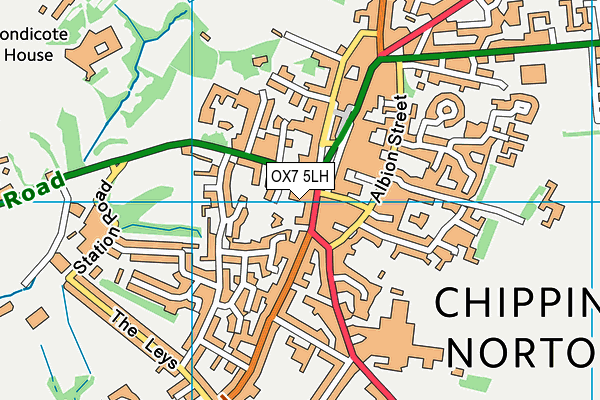 OX7 5LH map - OS VectorMap District (Ordnance Survey) OX7 5LH map - OS VectorMap District (Ordnance Survey)