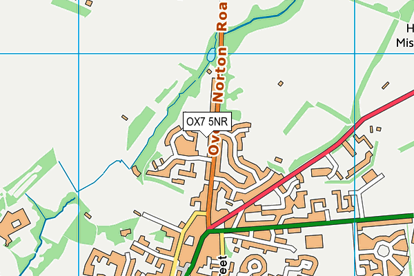 OX7 5NR map - OS VectorMap District (Ordnance Survey) OX7 5NR map - OS VectorMap District (Ordnance Survey)