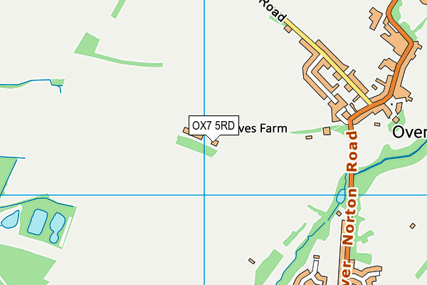 OX7 5RD map - OS VectorMap District (Ordnance Survey) OX7 5RD map - OS VectorMap District (Ordnance Survey)