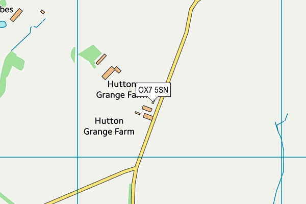 OX7 5SN map - OS VectorMap District (Ordnance Survey) OX7 5SN map - OS VectorMap District (Ordnance Survey)