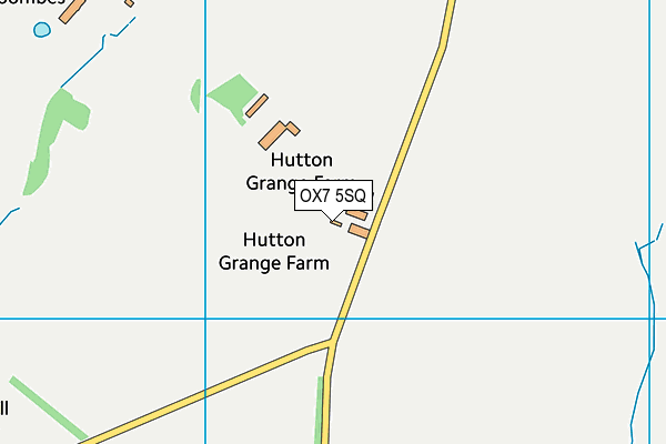 OX7 5SQ map - OS VectorMap District (Ordnance Survey) OX7 5SQ map - OS VectorMap District (Ordnance Survey)