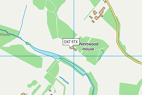 OX7 5TX map - OS VectorMap District (Ordnance Survey) OX7 5TX map - OS VectorMap District (Ordnance Survey)