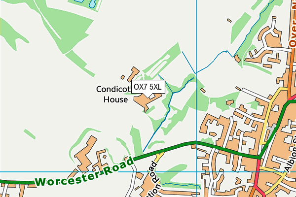 OX7 5XL map - OS VectorMap District (Ordnance Survey) OX7 5XL map - OS VectorMap District (Ordnance Survey)