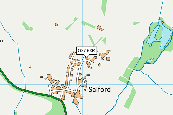 OX7 5XR map - OS VectorMap District (Ordnance Survey) OX7 5XR map - OS VectorMap District (Ordnance Survey)