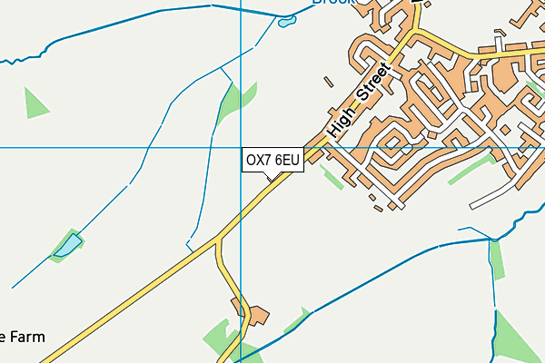 OX7 6EU map - OS VectorMap District (Ordnance Survey) OX7 6EU map - OS VectorMap District (Ordnance Survey)