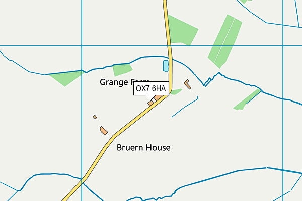 OX7 6HA map - OS VectorMap District (Ordnance Survey) OX7 6HA map - OS VectorMap District (Ordnance Survey)