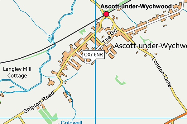 OX7 6NR map - OS VectorMap District (Ordnance Survey)