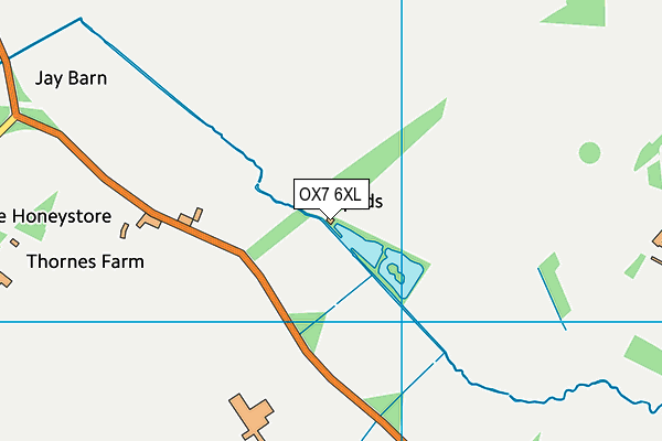 OX7 6XL map - OS VectorMap District (Ordnance Survey) OX7 6XL map - OS VectorMap District (Ordnance Survey)