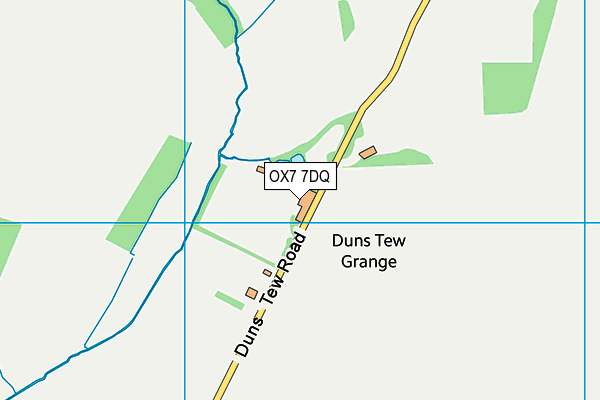 OX7 7DQ map - OS VectorMap District (Ordnance Survey) OX7 7DQ map - OS VectorMap District (Ordnance Survey)
