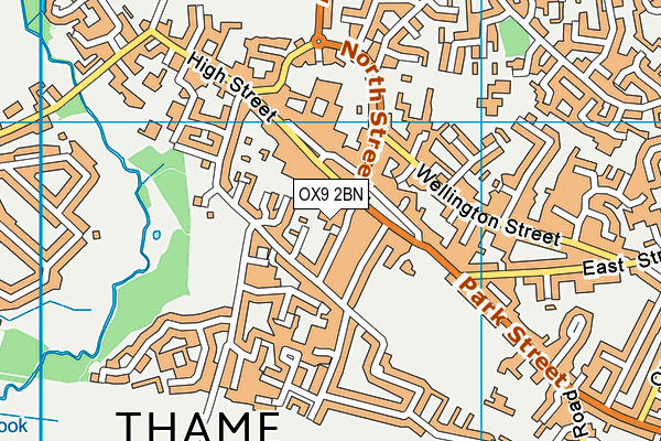 OX9 2BN map - OS VectorMap District (Ordnance Survey) OX9 2BN map - OS VectorMap District (Ordnance Survey)