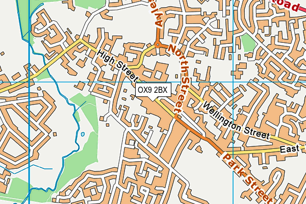 OX9 2BX map - OS VectorMap District (Ordnance Survey) OX9 2BX map - OS VectorMap District (Ordnance Survey)