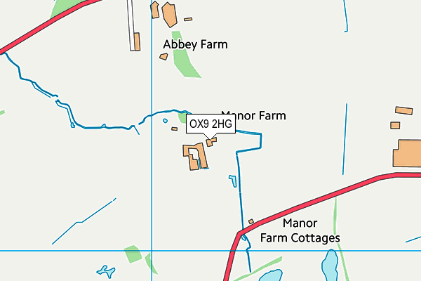 OX9 2HG map - OS VectorMap District (Ordnance Survey) OX9 2HG map - OS VectorMap District (Ordnance Survey)