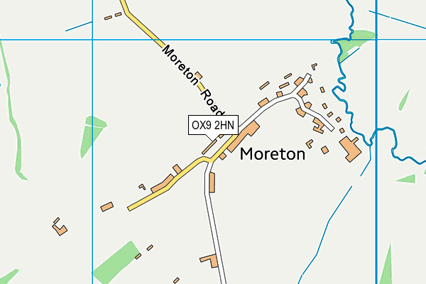 OX9 2HN map - OS VectorMap District (Ordnance Survey) OX9 2HN map - OS VectorMap District (Ordnance Survey)