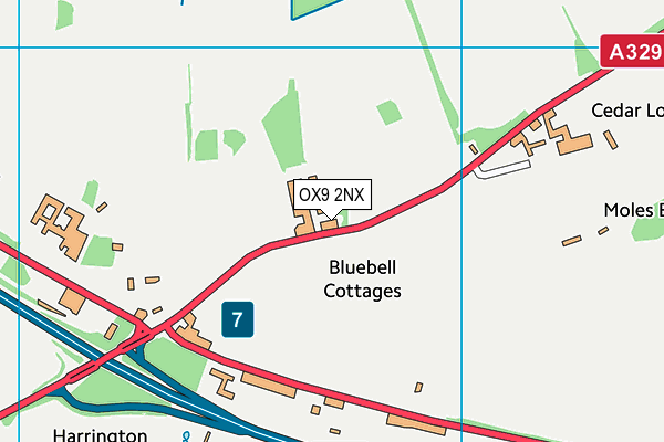 OX9 2NX map - OS VectorMap District (Ordnance Survey) OX9 2NX map - OS VectorMap District (Ordnance Survey)