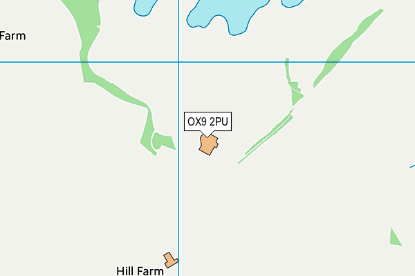 OX9 2PU map - OS VectorMap District (Ordnance Survey) OX9 2PU map - OS VectorMap District (Ordnance Survey)