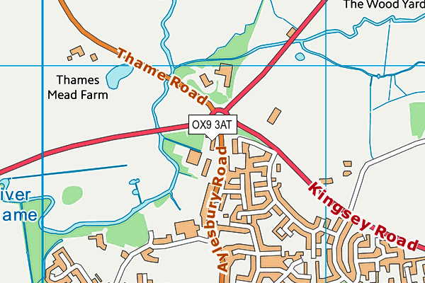 OX9 3AT map - OS VectorMap District (Ordnance Survey) OX9 3AT map - OS VectorMap District (Ordnance Survey)