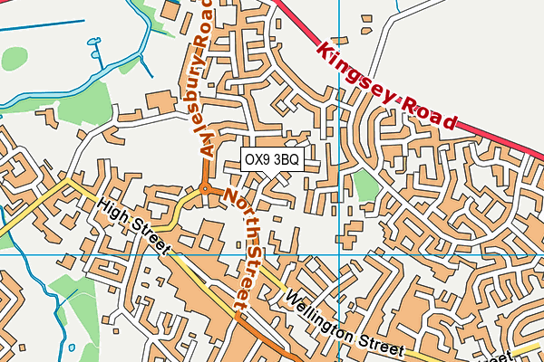 OX9 3BQ map - OS VectorMap District (Ordnance Survey) OX9 3BQ map - OS VectorMap District (Ordnance Survey)