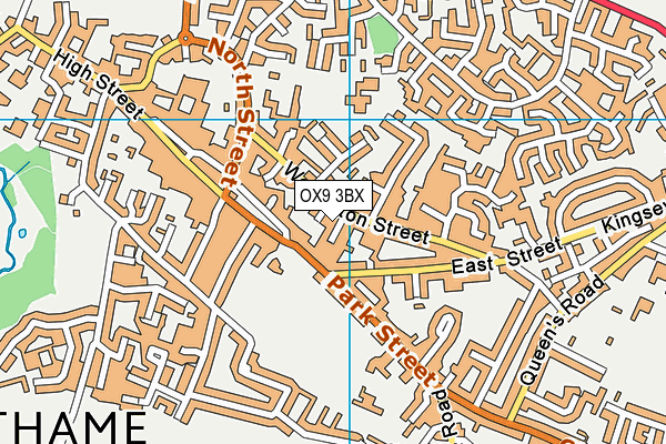 OX9 3BX map - OS VectorMap District (Ordnance Survey) OX9 3BX map - OS VectorMap District (Ordnance Survey)