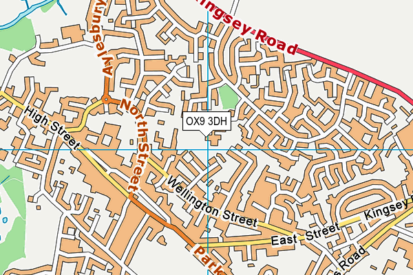 OX9 3DH map - OS VectorMap District (Ordnance Survey) OX9 3DH map - OS VectorMap District (Ordnance Survey)
