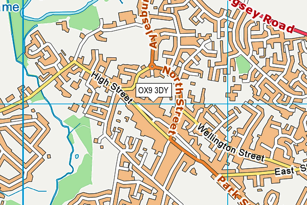OX9 3DY map - OS VectorMap District (Ordnance Survey) OX9 3DY map - OS VectorMap District (Ordnance Survey)