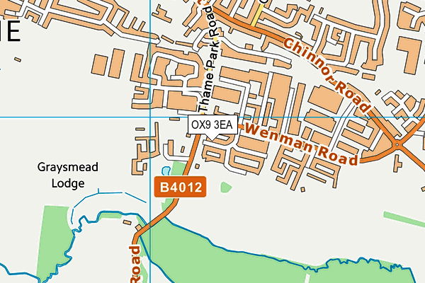 OX9 3EA map - OS VectorMap District (Ordnance Survey) OX9 3EA map - OS VectorMap District (Ordnance Survey)