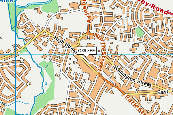 OX9 3EE map - OS VectorMap District (Ordnance Survey) OX9 3EE map - OS VectorMap District (Ordnance Survey)