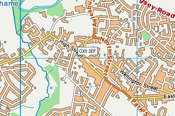 OX9 3EF map - OS VectorMap District (Ordnance Survey) OX9 3EF map - OS VectorMap District (Ordnance Survey)