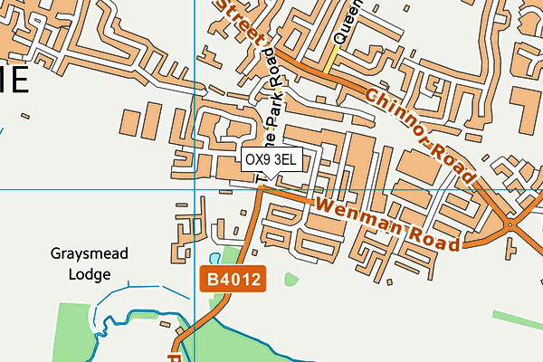 OX9 3EL map - OS VectorMap District (Ordnance Survey) OX9 3EL map - OS VectorMap District (Ordnance Survey)