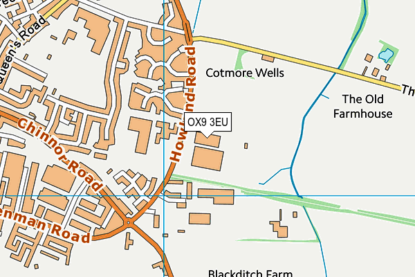 OX9 3EU map - OS VectorMap District (Ordnance Survey) OX9 3EU map - OS VectorMap District (Ordnance Survey)