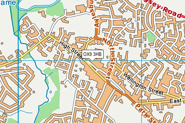 OX9 3HB map - OS VectorMap District (Ordnance Survey) OX9 3HB map - OS VectorMap District (Ordnance Survey)