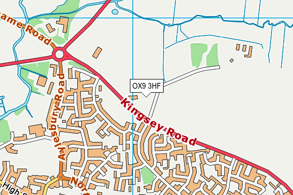 OX9 3HF map - OS VectorMap District (Ordnance Survey) OX9 3HF map - OS VectorMap District (Ordnance Survey)