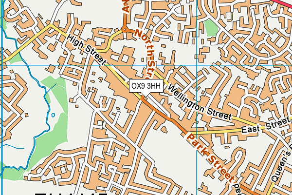 OX9 3HH map - OS VectorMap District (Ordnance Survey) OX9 3HH map - OS VectorMap District (Ordnance Survey)