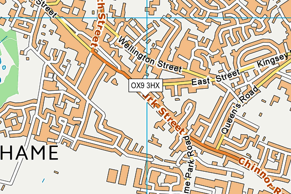 OX9 3HX map - OS VectorMap District (Ordnance Survey) OX9 3HX map - OS VectorMap District (Ordnance Survey)