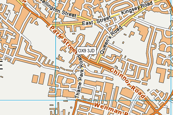 OX9 3JD map - OS VectorMap District (Ordnance Survey) OX9 3JD map - OS VectorMap District (Ordnance Survey)