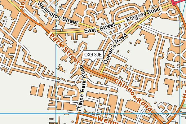 OX9 3JE map - OS VectorMap District (Ordnance Survey) OX9 3JE map - OS VectorMap District (Ordnance Survey)