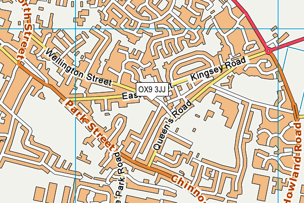 OX9 3JJ map - OS VectorMap District (Ordnance Survey) OX9 3JJ map - OS VectorMap District (Ordnance Survey)