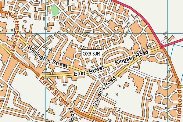 OX9 3JR map - OS VectorMap District (Ordnance Survey) OX9 3JR map - OS VectorMap District (Ordnance Survey)