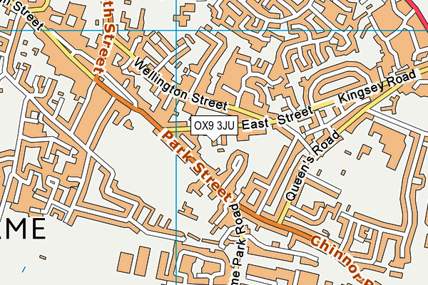 OX9 3JU map - OS VectorMap District (Ordnance Survey) OX9 3JU map - OS VectorMap District (Ordnance Survey)