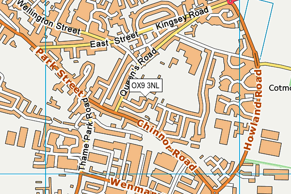OX9 3NL map - OS VectorMap District (Ordnance Survey) OX9 3NL map - OS VectorMap District (Ordnance Survey)