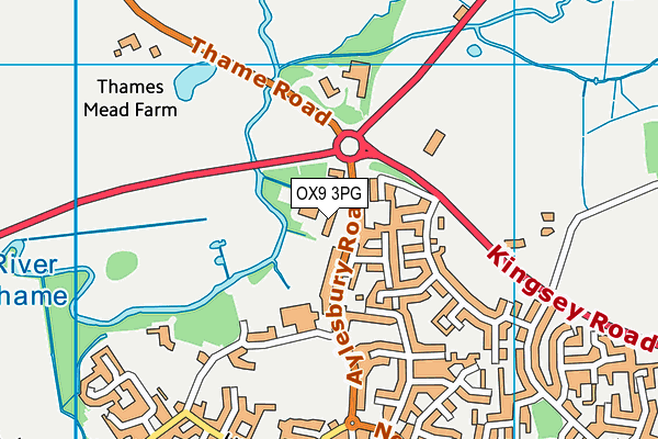 OX9 3PG map - OS VectorMap District (Ordnance Survey) OX9 3PG map - OS VectorMap District (Ordnance Survey)