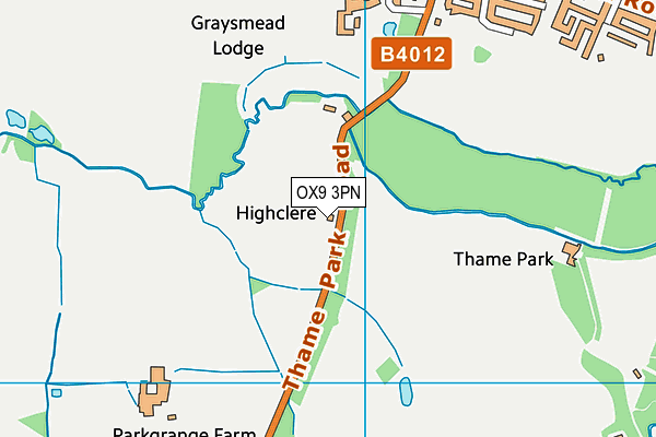 OX9 3PN map - OS VectorMap District (Ordnance Survey) OX9 3PN map - OS VectorMap District (Ordnance Survey)