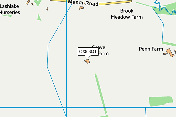 OX9 3QT map - OS VectorMap District (Ordnance Survey) OX9 3QT map - OS VectorMap District (Ordnance Survey)